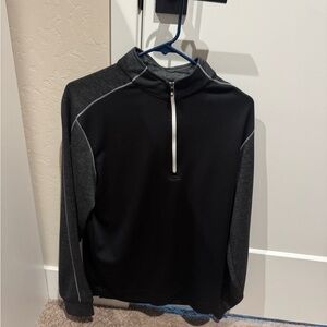 Men’s FootJoy Half Zip Pullover Black Medium